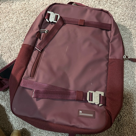 Handbags - DB Burgundy Backpack